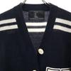 HYSTERIC GLAMOUR Long Sleeve Cardigan F Navy System Knit Women Used