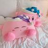 Anime Plush Toy Sleeping Kirby Plushies Stuffed Kirby Doll With Nightcap Soft Gift For Child Girl
