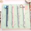 4Pcs Gel Pen Cartoon Animal Pattern Waterproof Plastic Erasable Rollerball Pens for Home