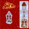 Led Small House LandscapeDecoration, Living Room Table Ornaments, Christmas Creative Resin Ornaments