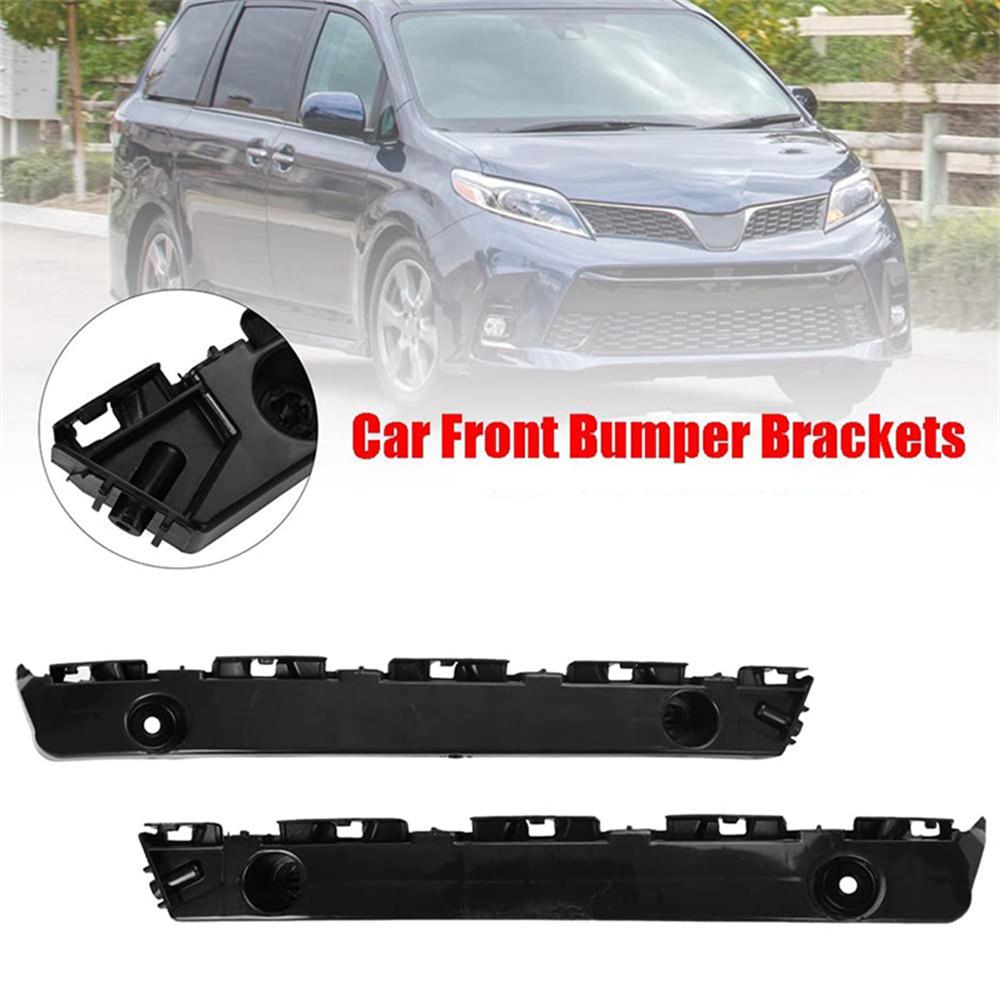 Pair Front Left & Right Bumper Retainer Brackets Set For Toyota Sienna 2011-2020