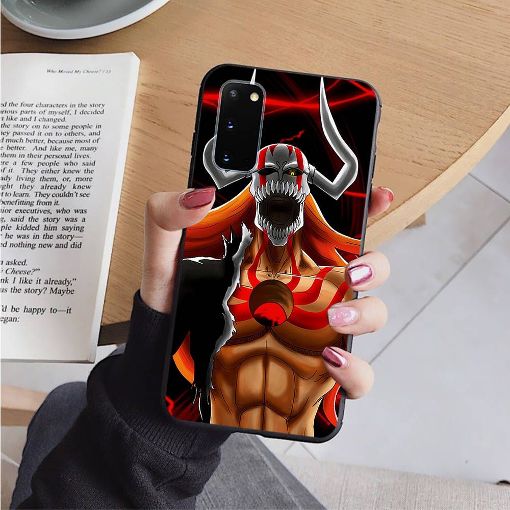 AD90 Anime Bleach Black Case for Samsung Note 20 Lite S24 Ultra S23 S22 A05 A06 A11 A71 A15 A16 A13 A24 A25 A33 A52 A53 M55 M35 Sofe Cover
