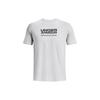 Logo Print Crew Neck Sport Short Sleeve T-Shirt Men Tops Halo-Gray 1370529-015