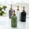 Ceramic Emulsion Bottle Bathroom Soap Dispenser Portable Shampoo Dispenser Home Hotel Bath Products Press The Empty Bottle