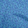 Cotton Flex Medium Blue Fabric Peacock Sewing Fabric By The Yard Printed Diy Clothing Sewing Supplies 40 Inch