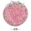 2000Pcs Crystal Glass Beads Jelly Bubble Loose Spacer Beads for DIY Necklace Bracelet Jewelry Making
