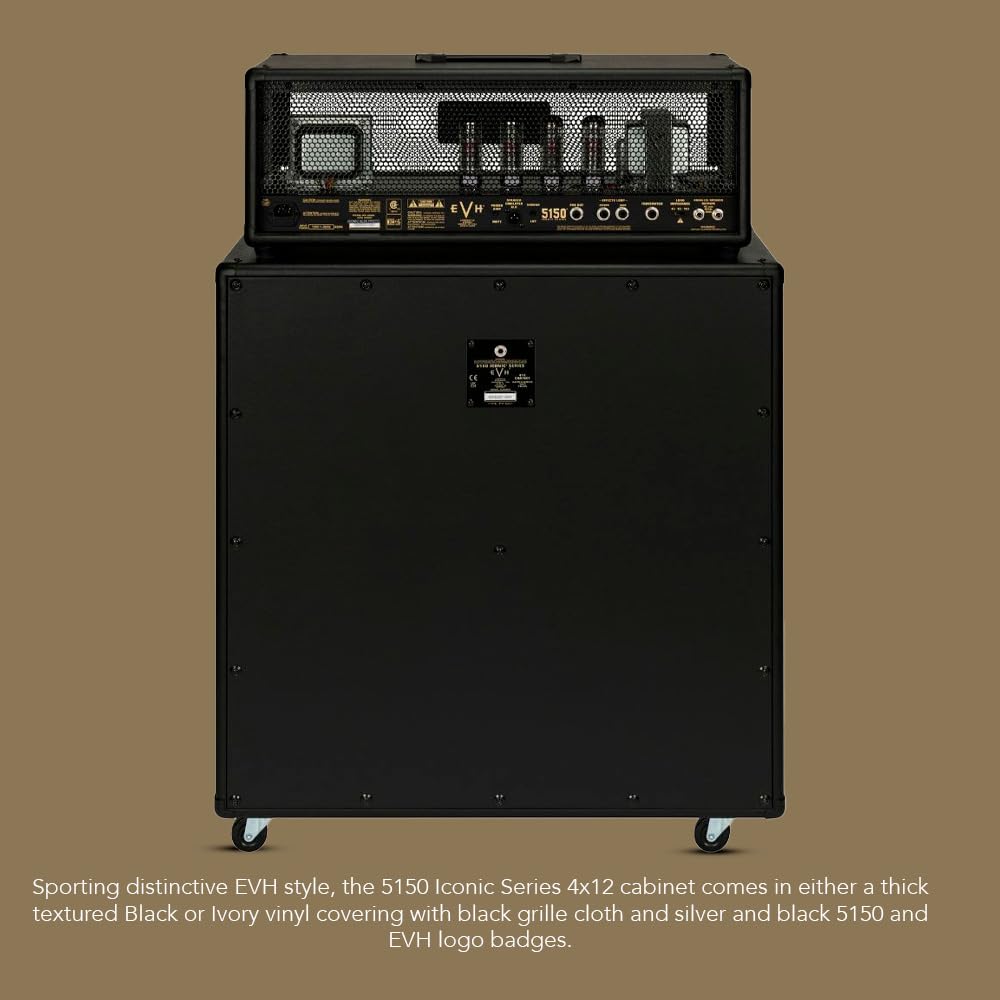 EVH 5150 Iconic Series EL34 4X12 Cabinet Guitar Amplifier Cabinet /