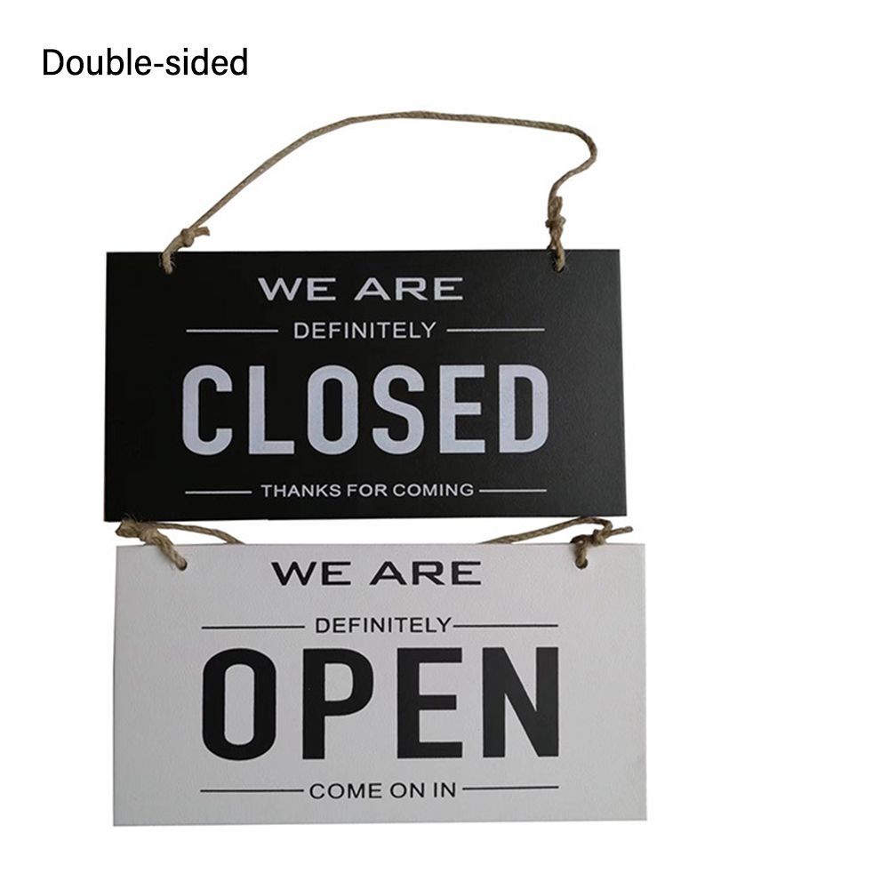 Double Sided Hotel Bulletin Board Reminder Signs Door Hanger Door Sign  Fitting Room