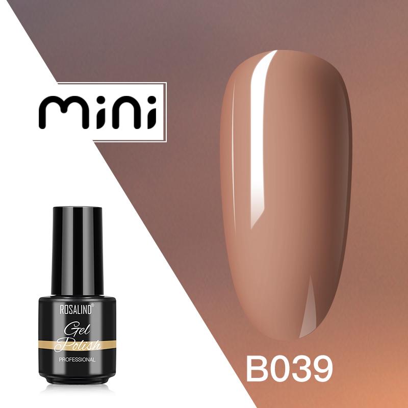 ROSALIND Colorful Nail Gel Polish Hybrid Gel Polish for Nail Art Design Soak Off Base Top Coat UV/LED Lamp Nail Enhancement 40 Colors