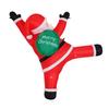 Christmas Inflatable Santa Claus Outdoor Decoration Large Lighted Blow Up Santa with Built-in LED Light for Front Back Yard Garden Lawn Outside Decor
