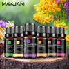 MAYJAM 10ML Lavender Chamomile Rose Essential Oil Diffuser for Sleep Better Air Purifier Sandalwood Sweet Orange Vetiver Pure Essential Oil