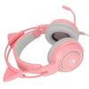 SYG25 Cat Ear Gaming Headset USB+3.5mm Plug Gaming Headphone Supports Volume Adjustment Microphone Mute