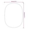 VidaXL Wall Mirror Makeup Vanity Cosmetic Bedroom Decoration Bathroom Living Room Interior Silver 348210