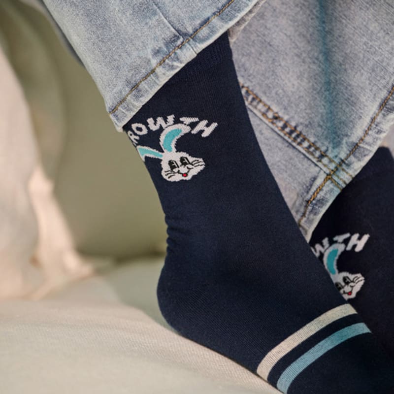 Abiruz Women's Gross Rabbit Animal Socks HM-74-WBT