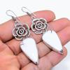 Wild Horse Gemstone Handmade 925 Sterling Silver Jewelry Earring 2.56" SU-10123