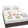 3-Piece Bed Set With Star Animals, Including Two Pillowcases, Suitable For The Bedroom (Cartoon, Fairy Tale, Children'S Day)