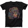 Monkey Mandala Art Best Seller Funny Gift Black T Shirt 259