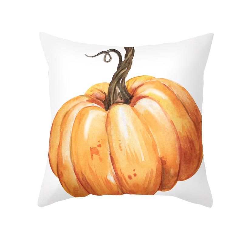 45x45cm Thanksgiving Decoration Maple Pumpkin Autumn Decoration Pillowcase Sofa Seat Cushion Cover Party Decoration Home Decor