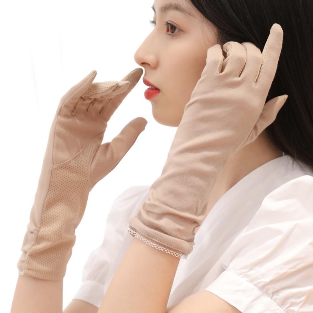 Anti-UV Women Gloves Touch Screen Sunscreen Gloves Fashion Mittens Spring Summer