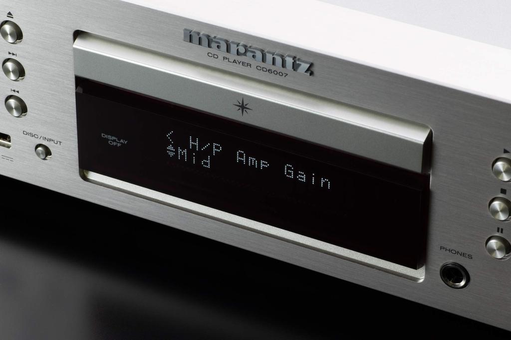 Marantz Marantz CD Player CD6007 Equipped with HDAM Full Output Circuit Silver Gold Discrete/Analog CD6007/FN