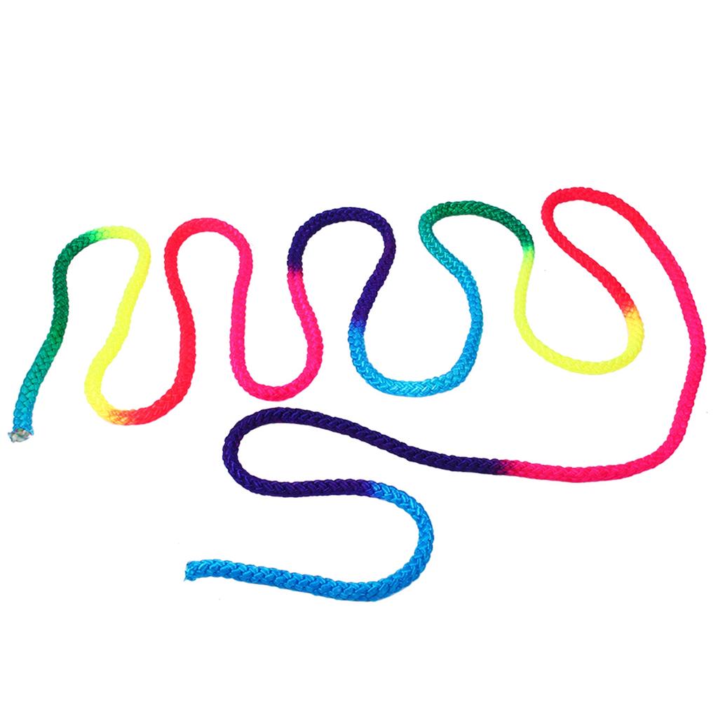 Rainbow Color Rhythmic Gymnastics Rope Solid Competition Arts Training Rope