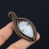 Moonstone Gemstone Pure Copper Wire Wrapped Designer Handmade Pendant Jewelry For Gift