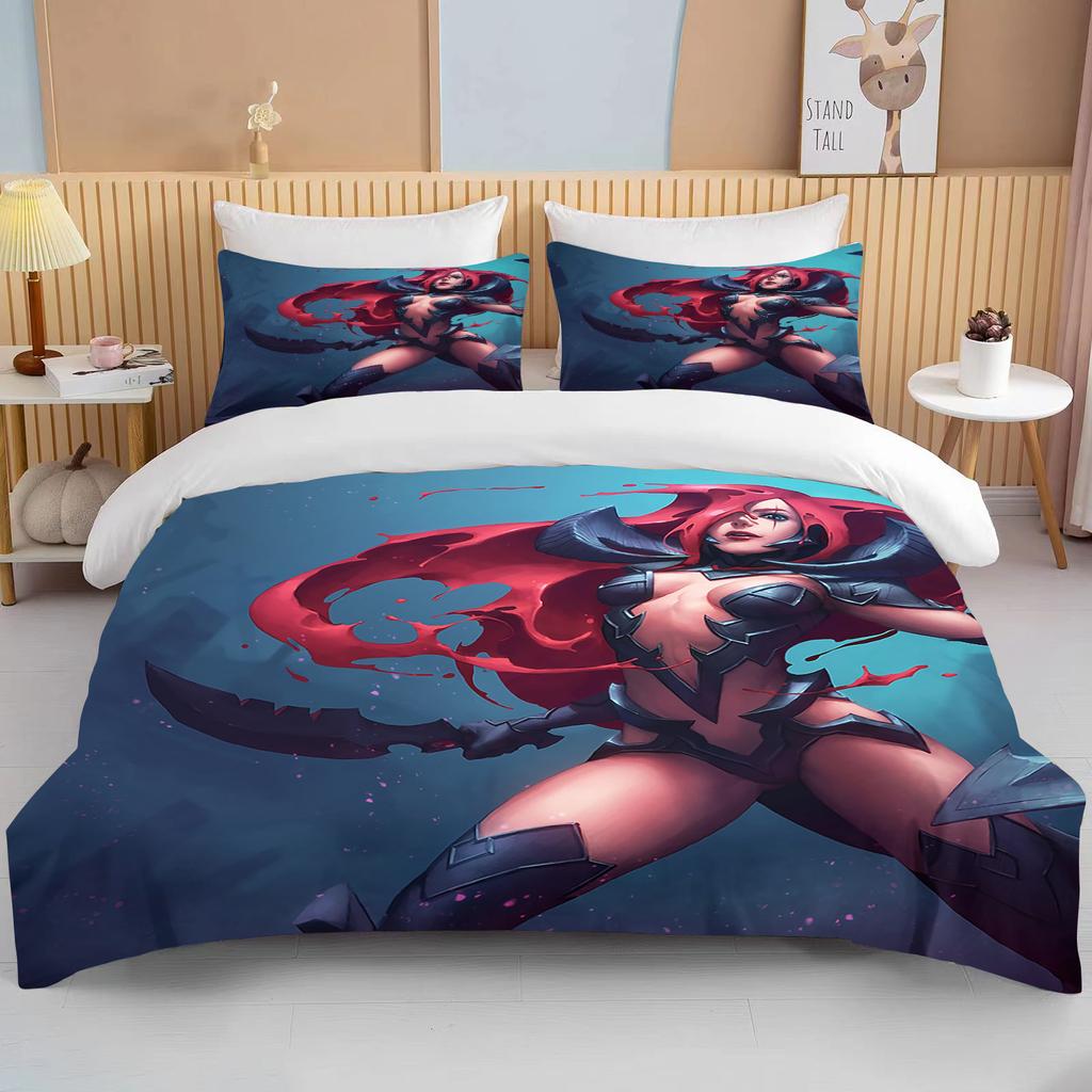 10 Sizes Classic Game Anime Characters King Size Double Bed Bedding Set Microfiber or Polyester Duvet Cover Set