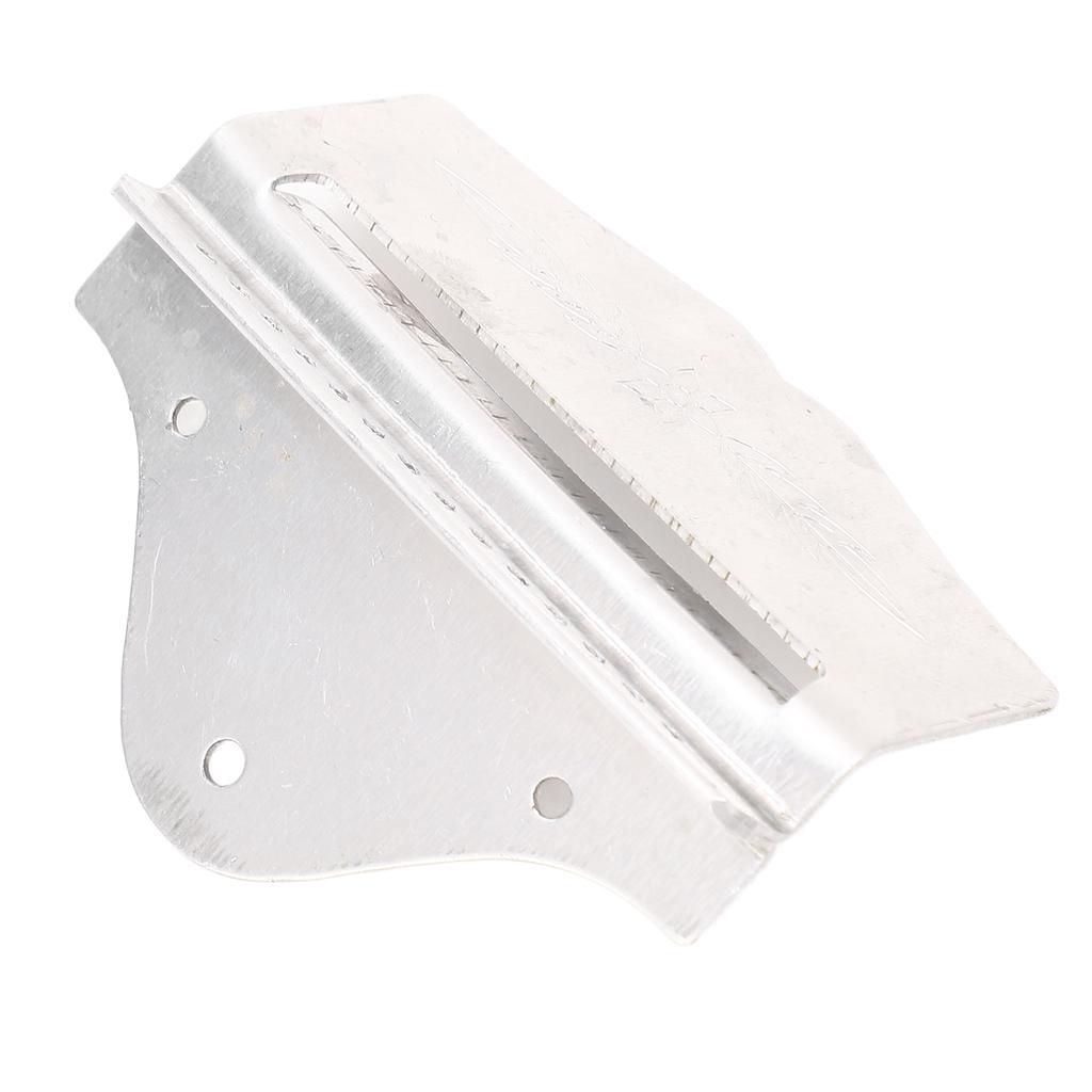 14 String Mandolin Tailpiece Metal Professional Mandolin Tailpiece Replacement Silver